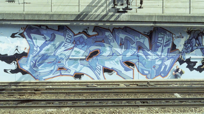 Darco SNCF Gare du Nord 1994 - Détail fresque 90m x 5m